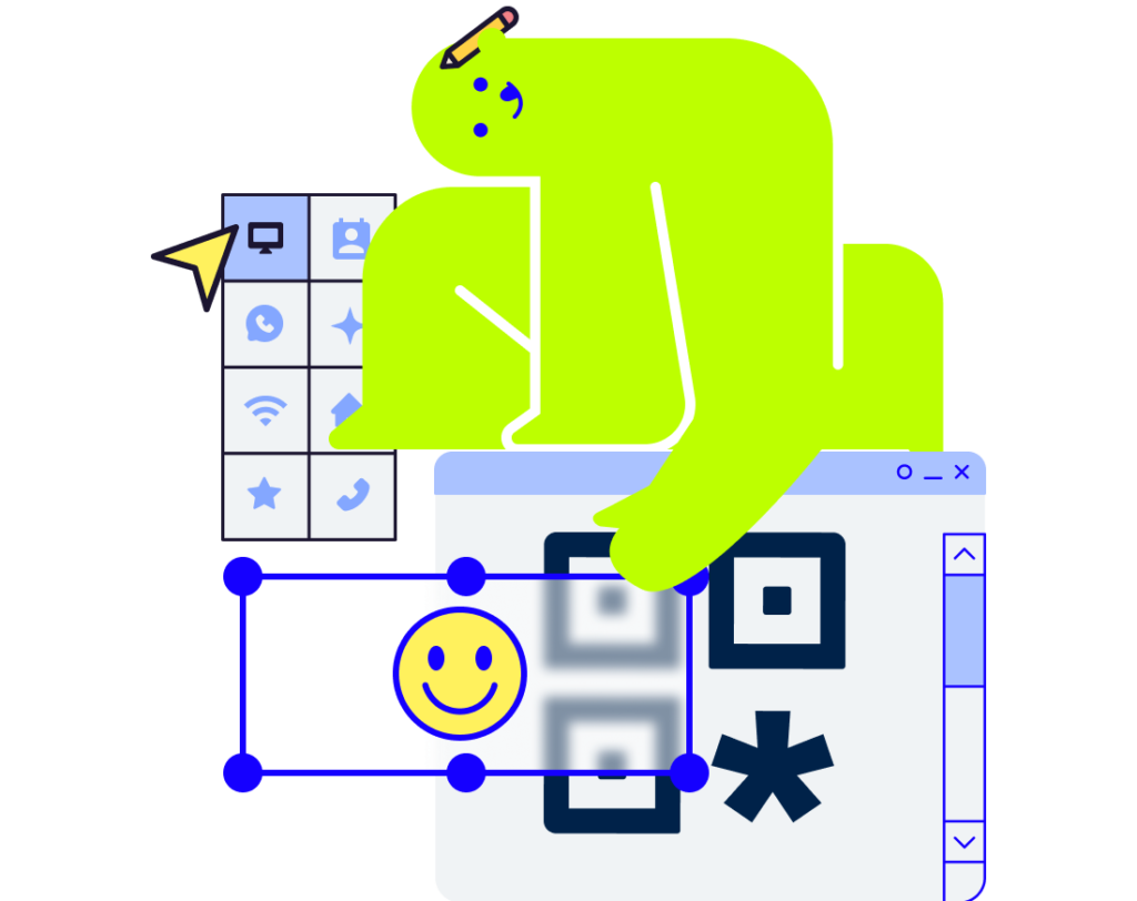 Generate a QR code you can change and track