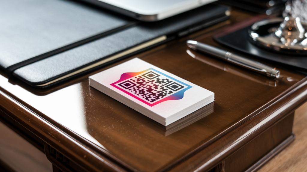 Business Card with Branded QR Code